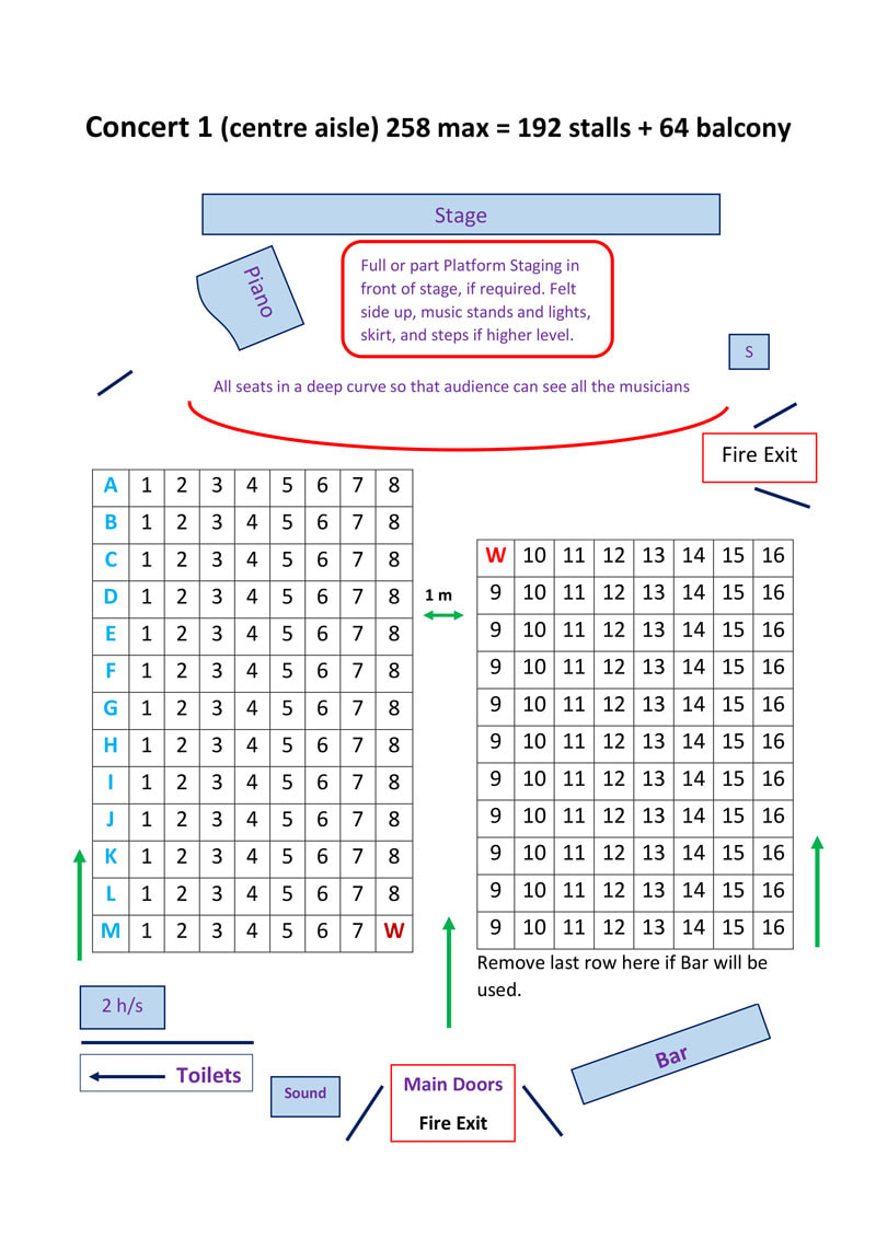 Victoria Hall Grange Layout