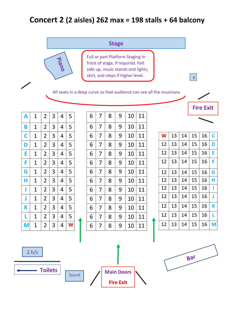 Victoria Hall Grange Layout