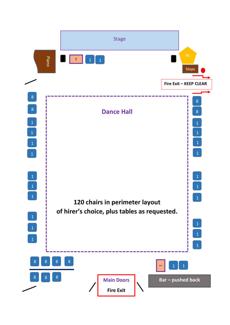 Victoria Hall Grange Layout