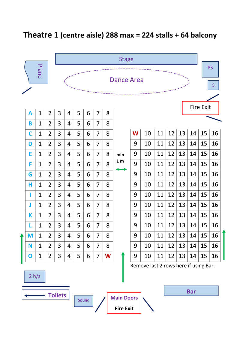 Victoria Hall Grange Layout