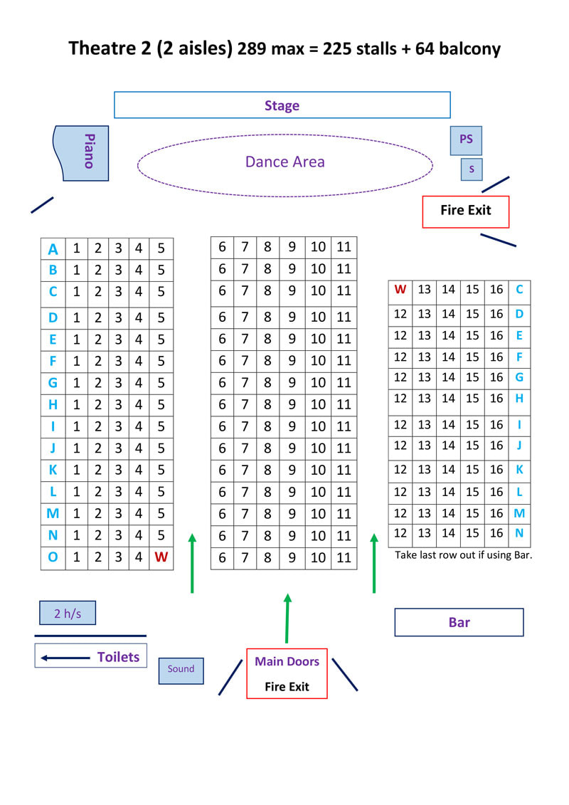 Victoria Hall Grange Layout