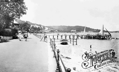 Grange-over-Sands pier, Image reproduced courtesy of The Francis Frith Collection